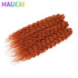3Pcs 24Inches 300Grams Ariel Deep Water Twist Braids Crochet Curly Hair Orange Brown6# Blond 613 White Gray 58# Bundles