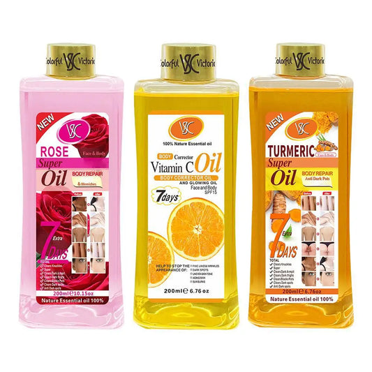 Body Massage Oil Turmeric Essential Oil/Rose/Vitamin C Deeply Nourish Brightening Smoothing Body Skin Aromatherapy