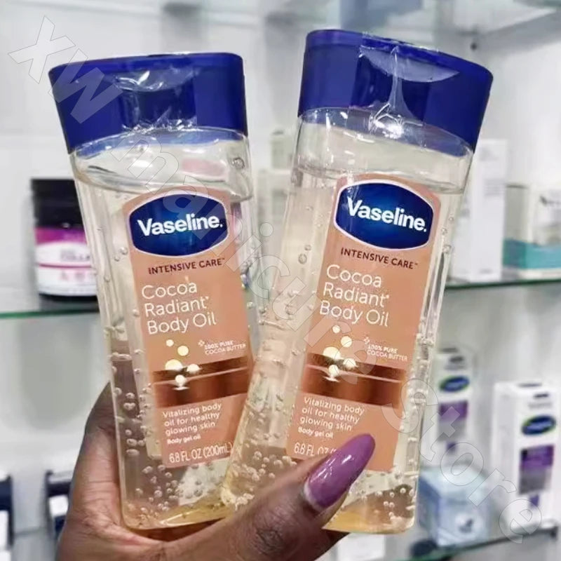 Vaselin Body Care Oil Brightens Skin Tone Improves Dull and Dry Skin Deeply Nourishes and Moisturizes Body Gel Oil 200Ml