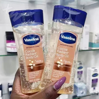 Vaselin Body Care Oil Brightens Skin Tone Improves Dull and Dry Skin Deeply Nourishes and Moisturizes Body Gel Oil 200Ml
