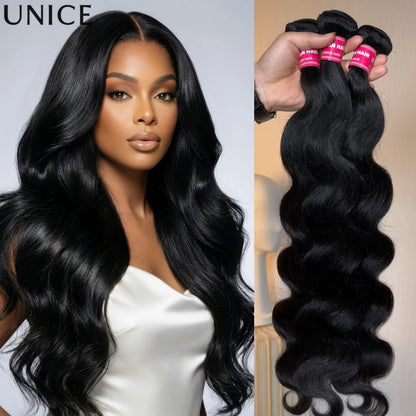 Body Wave Bundles 1/3 Pcs/Lot 100Grams Bundle 100% Human Hair Bundles Sew-In Weaves Virgin Human Hair