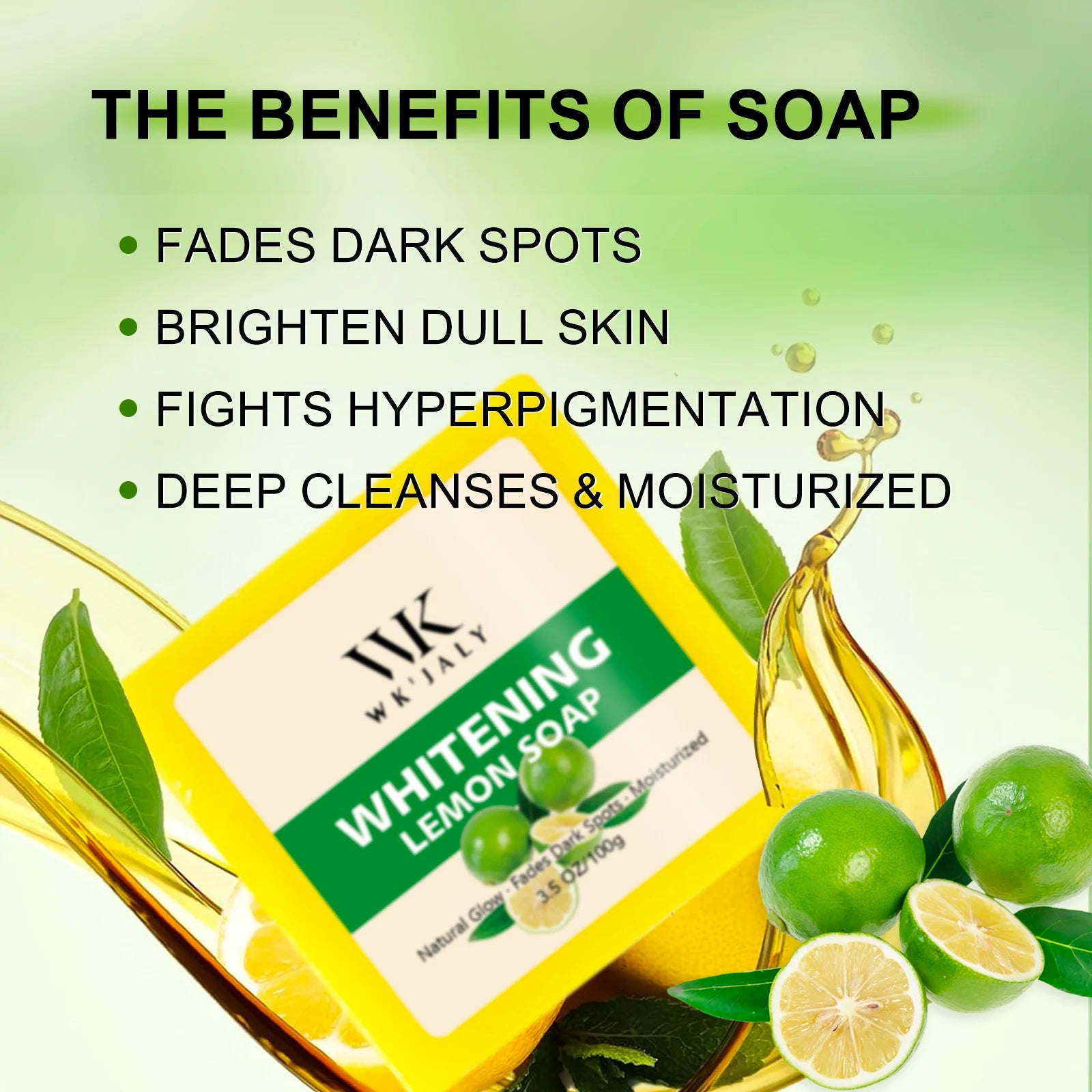 WK JALY Niacinamide Whitening Set, Remove Dark Spots, Hyperpigmentation, Melanin, Freckles, Moisturizing, Even Skin Tone