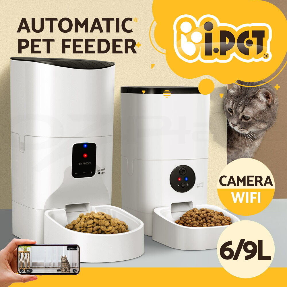 Revolutionize Your Pet's Feeding Routine with the i.Pet Smart Automatic Feeder - Complete with WiFi Camera and Programmable Features
