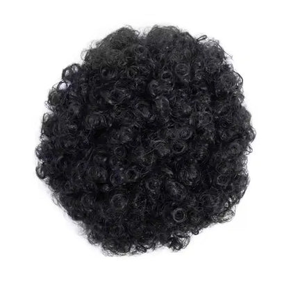 Large African Synthetic Fluffy Bundles Short Ponytail, 10 Inches, Short Curly Straight Accessories with 2 Clips