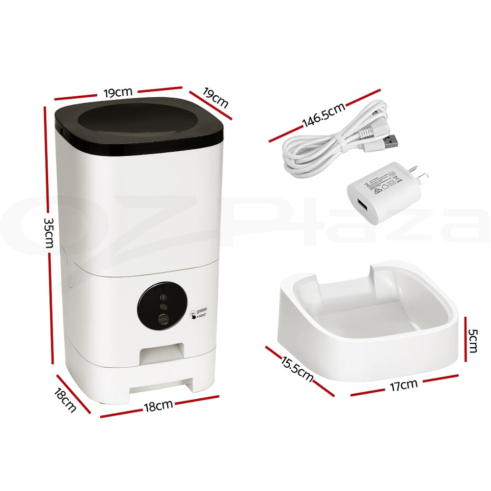 Revolutionize Your Pet's Feeding Routine with the i.Pet Smart Automatic Feeder - Complete with WiFi Camera and Programmable Features