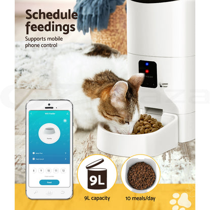 Revolutionize Your Pet's Feeding Routine with the i.Pet Smart Automatic Feeder - Complete with WiFi Camera and Programmable Features