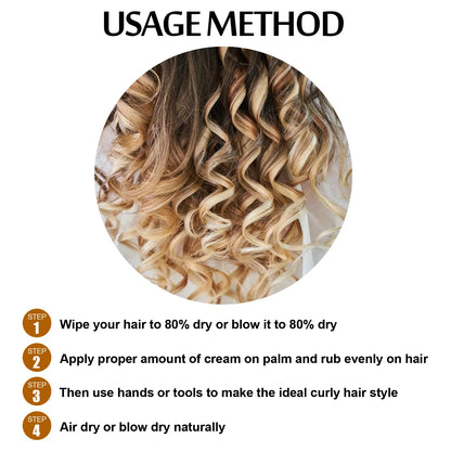 100Ml Curly Hair Elastin Improve Hair Brightness Smooth Frizzy Hair Prevent Dryness Moisturize Shape Fluffy Hair Care Products