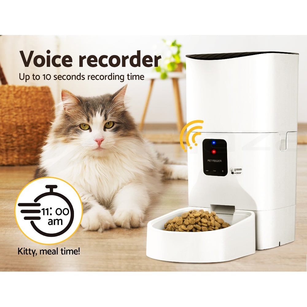 Revolutionize Your Pet's Feeding Routine with the i.Pet Smart Automatic Feeder - Complete with WiFi Camera and Programmable Features