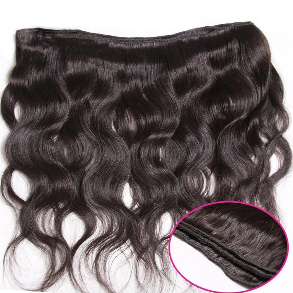 Body Wave Bundles 1/3 Pcs/Lot 100Grams Bundle 100% Human Hair Bundles Sew-In Weaves Virgin Human Hair
