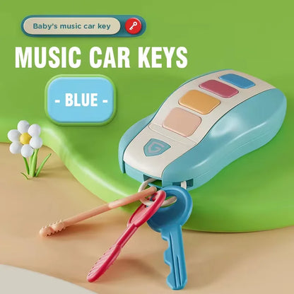 Baby Toys Drum Piano Keys Musical Instrument Kids Toys Rotating Keyboard with Lights Sound Toddlers Educational Christmas Gifts