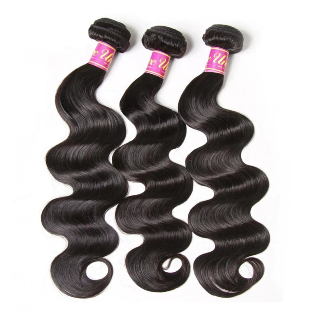Body Wave Bundles 1/3 Pcs/Lot 100Grams Bundle 100% Human Hair Bundles Sew-In Weaves Virgin Human Hair